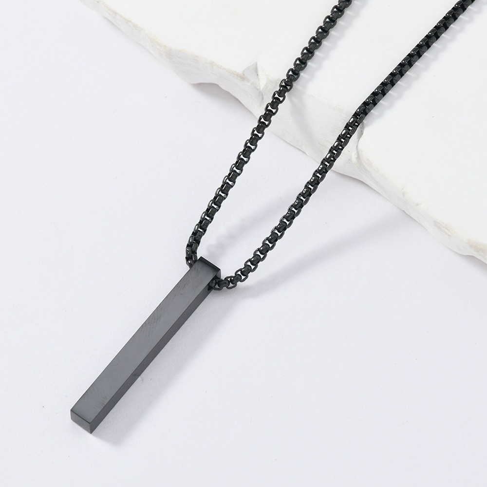 チェーンネックレス スクエアバー シンプル 通販 ネックレスチェーン ペンダント チェーン アクセサリー ステンレス CHRONOM クロノム チェーンネックレス |  | 02