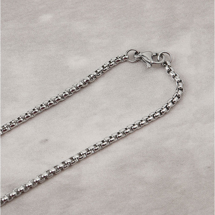 チェーンネックレス スクエアバー シンプル 通販 ネックレスチェーン ペンダント チェーン アクセサリー ステンレス CHRONOM クロノム チェーンネックレス |  | 13
