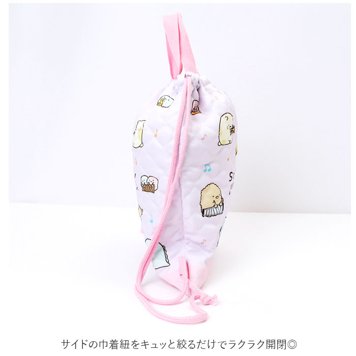 ナップサック 女の子 男の子 通販 体操服入れ 巾着袋 大 体操着入れ リュック シナモロール ドラえもん ポチャッコ ポムポムプリン すみっコぐらし ナップサック | ポチャッコ | 09