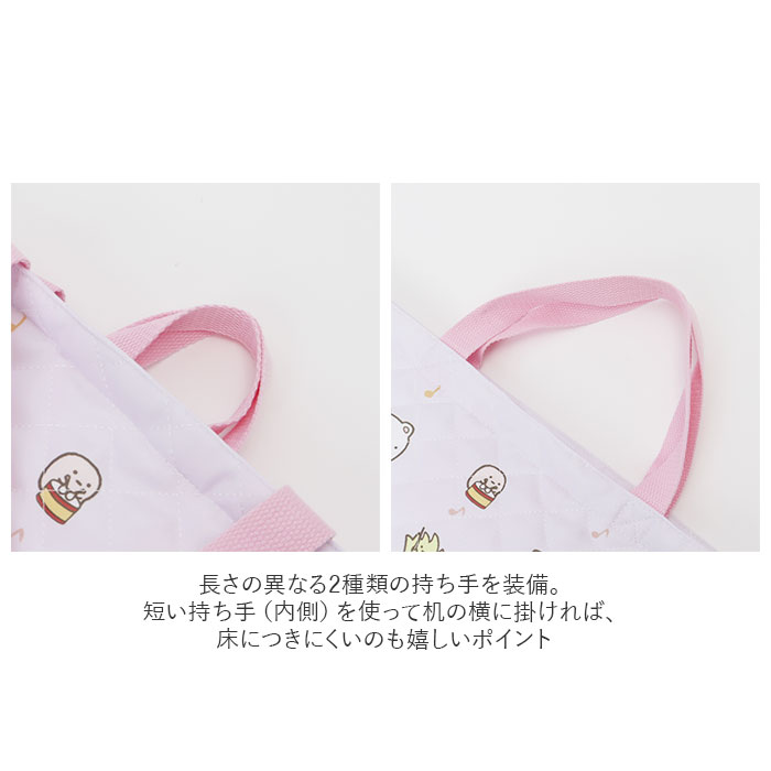 レッスンバッグ 女の子 男の子 通販 レッスンバック トートバッグ トートバック キルティング バッグ シナモロール ドラえもん ポチャッコ  レッスンバッグ | ポチャッコ | 13