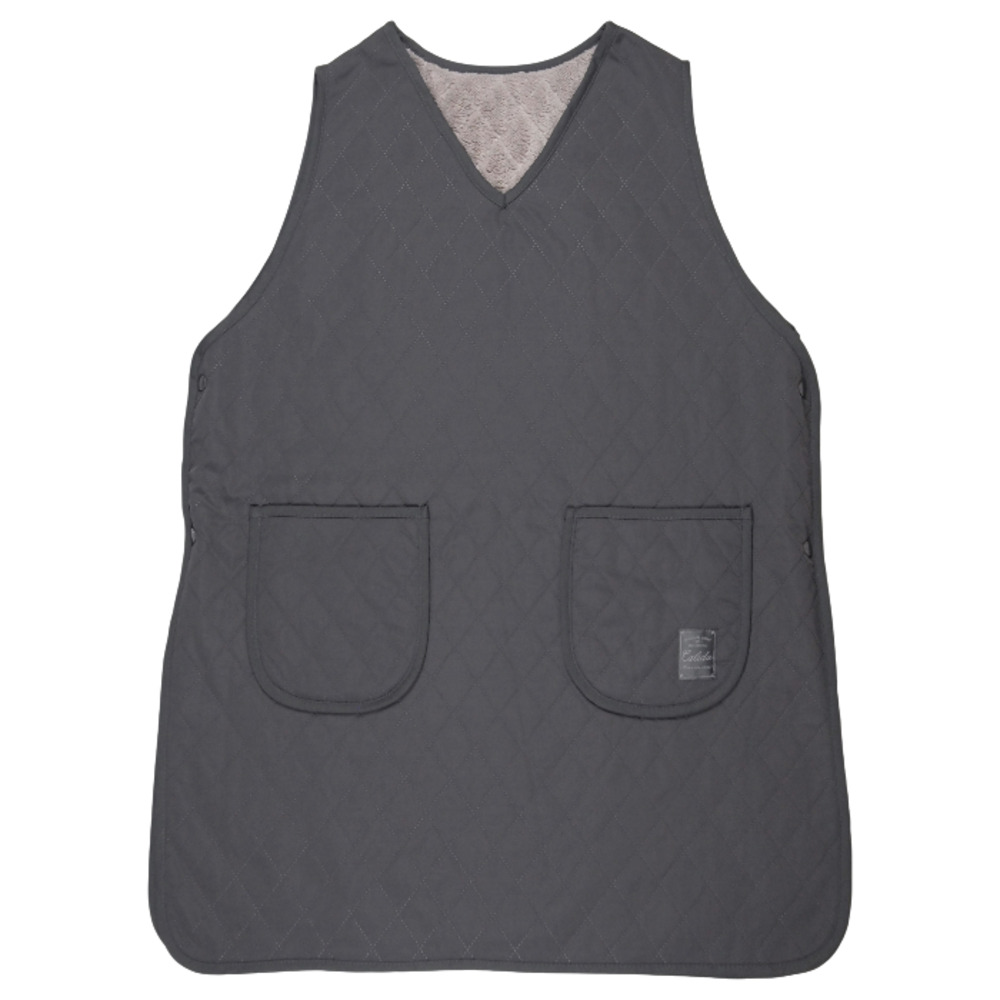 エプロン 裏ボア 通販 かぶりエプロン 前掛け 作業着 あったか 防寒 暖かい おしゃれ レディース 保育士 かわいい 可愛い 冬 秋冬 冬用 キルティング エプロン |  | 02