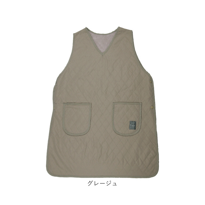 エプロン 裏ボア 通販 かぶりエプロン 前掛け 作業着 あったか 防寒 暖かい おしゃれ レディース 保育士 かわいい 可愛い 冬 秋冬 冬用 キルティング エプロン |  | 19