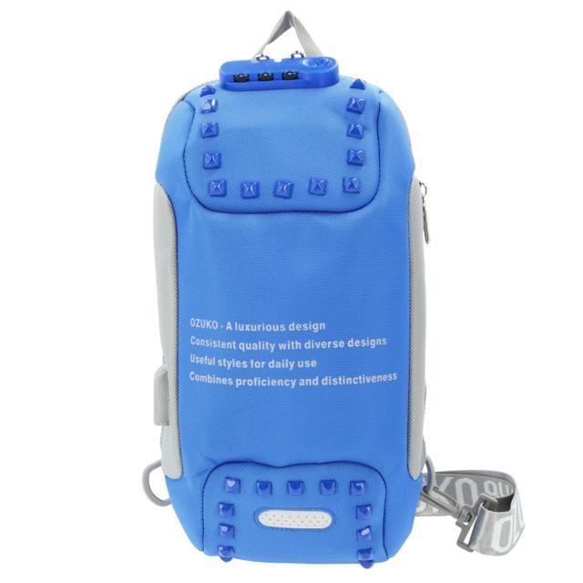 ボディバッグ 通販ボディバッグ メンズ ロック付き かっこいい おしゃれ ワンショルダー usbポート 斜めがけ 大容量 肩掛け 軽量 ショルダーバッグ ボディバッグ |  | 02