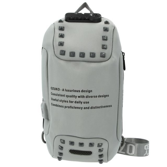 ボディバッグ 通販ボディバッグ メンズ ロック付き かっこいい おしゃれ ワンショルダー usbポート 斜めがけ 大容量 肩掛け 軽量 ショルダーバッグ ボディバッグ |  | 04