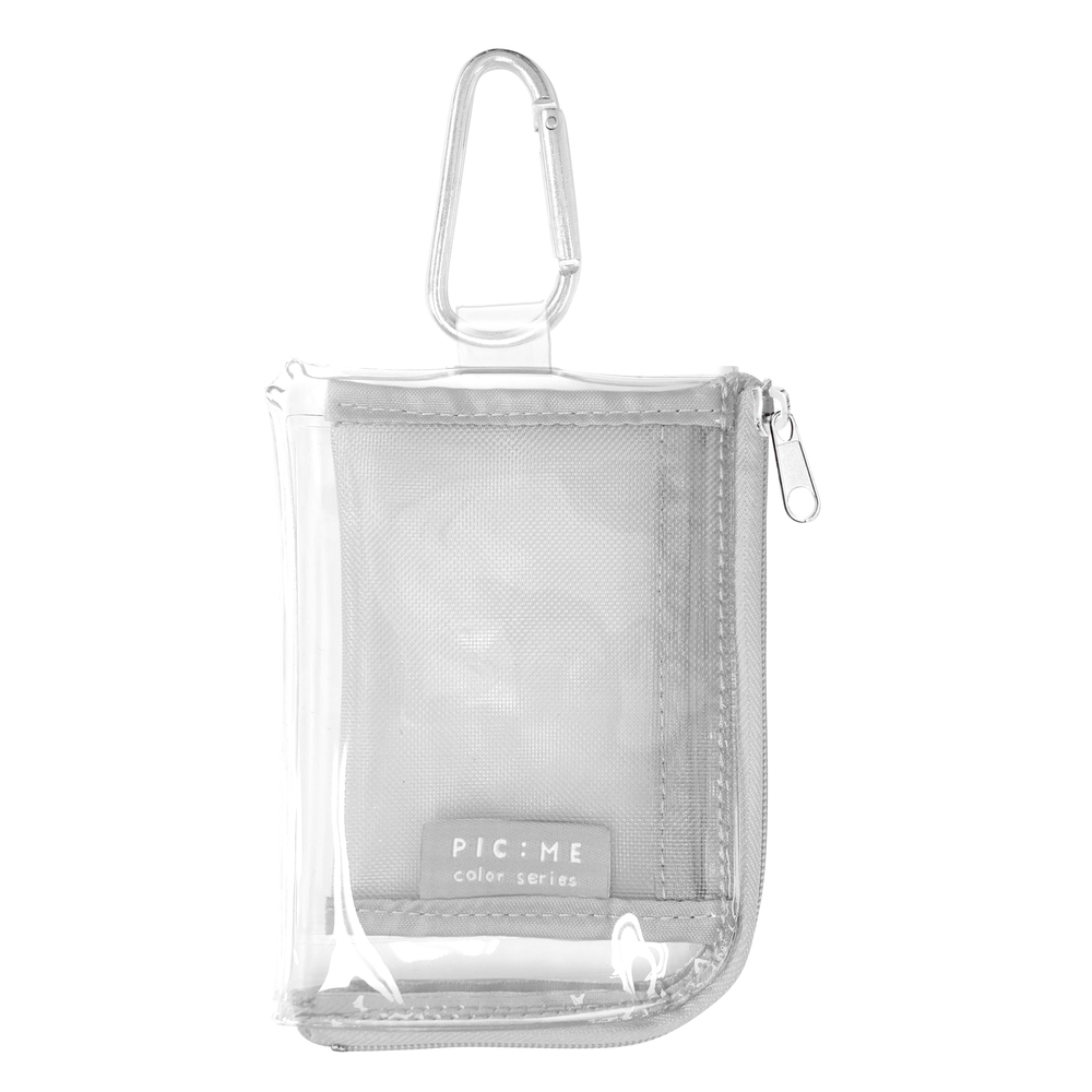 クリアポーチ 推し活 通販 ポーチ ケース アクスタポーチ パスケース コインケース 定期入れ 小銭入れ カラビナ付き クリア 推し色 アクスタ クリアポーチ | clear | 08