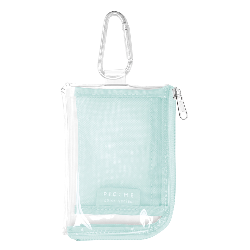 クリアポーチ 推し活 通販 ポーチ ケース アクスタポーチ パスケース コインケース 定期入れ 小銭入れ カラビナ付き クリア 推し色 アクスタ クリアポーチ | clear | 06