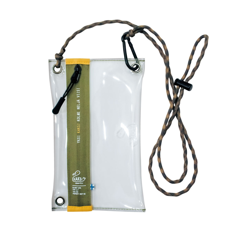 kaksi カクシ クリアポーチ ミニ 通販 ポーチ クリアサコッシュ スマホポーチ ポシェット ショルダー ショルダーバッグ ショルダーバック 斜め掛け クリア | KAKSI | 01