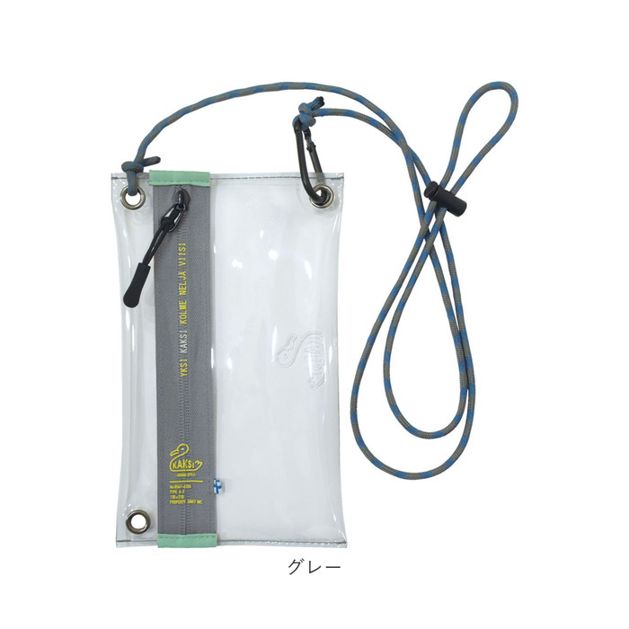 kaksi カクシ クリアポーチ ミニ 通販 ポーチ クリアサコッシュ スマホポーチ ポシェット ショルダー ショルダーバッグ ショルダーバック 斜め掛け クリア | KAKSI | 22