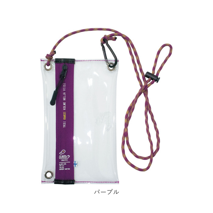 kaksi カクシ クリアポーチ ミニ 通販 ポーチ クリアサコッシュ スマホポーチ ポシェット ショルダー ショルダーバッグ ショルダーバック 斜め掛け クリア | KAKSI | 23