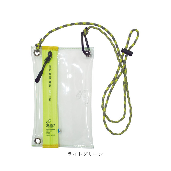 kaksi カクシ クリアポーチ ミニ 通販 ポーチ クリアサコッシュ スマホポーチ ポシェット ショルダー ショルダーバッグ ショルダーバック 斜め掛け クリア | KAKSI | 24