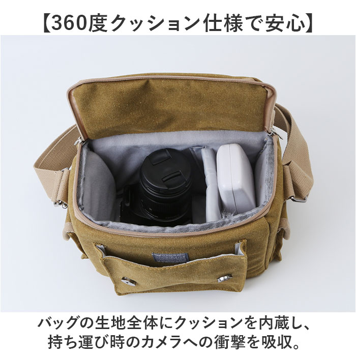 カメラバッグ ショルダー おしゃれ 通販 カメラケース カメラショルダー バッグ カメラ ショルダーバッグ 一眼レフ 女子 カメラバック カメラバッグ |  | 03