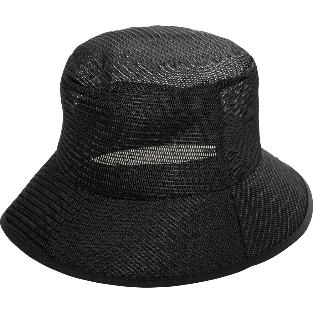 帽子 レディース バケット ハット 通販 洗えるメッシュバケットハット uv カット 紫外線対策 バケットハット ぼうし ブラック アイボリー 夏 メッシュ 帽子 | ブランド登録なし | 01