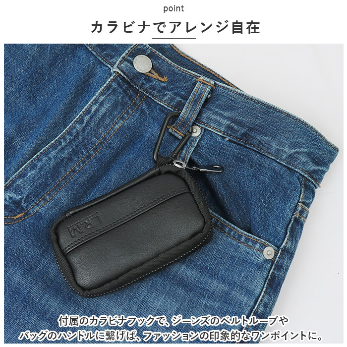 小銭入れ メンズ コインケース 通販 L.R.M CMK200722 財布 ミニ財布 サイフ さいふ コンパクト 合皮 フェイクレザー 高校生 中学生 男子 男の子 小さめ | L.R.M | 10