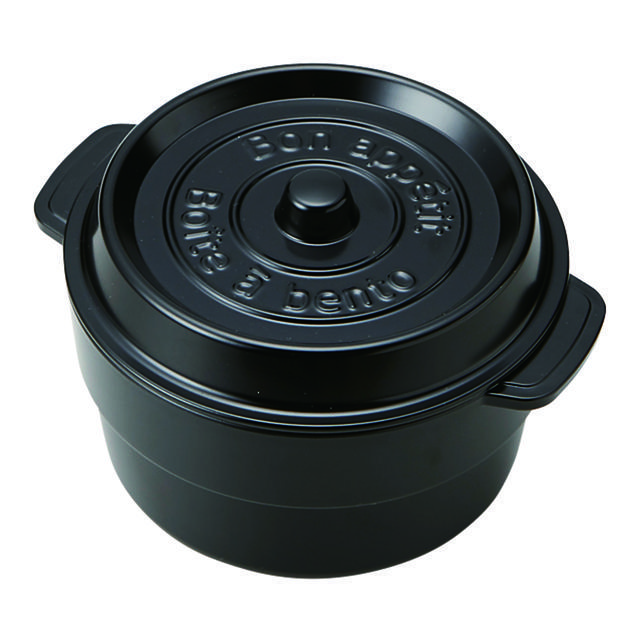 ランチボックス お弁当箱 おしゃれ ランチボックス 2段 530ml COCOPOT ミニココット型 弁当箱 2段 2段式 鍋型 かわいい ラウンド 丸型 レンジ対応 どんぶり | BACKYARD FAMILY | 01