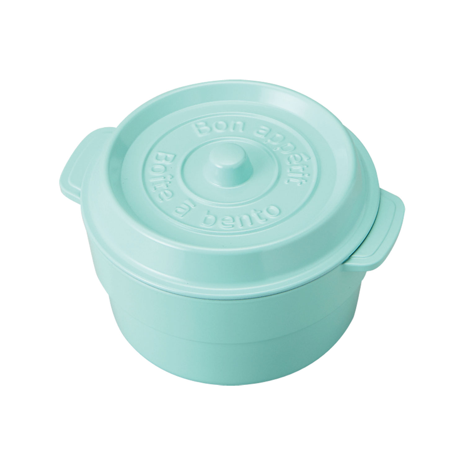 お弁当箱 おしゃれ ランチボックス 2段 530ml COCOPOT ミニココット型 弁当箱 2段 2段式 鍋型 かわいい ラウンド 丸型 レンジ対応  どんぶり