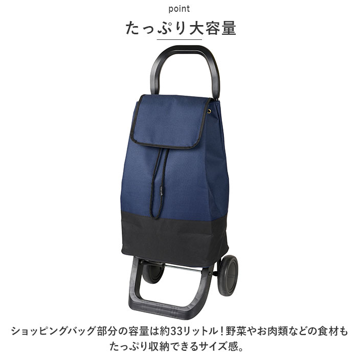 コ・コロ cocoro コ・コロ カート 大容量 通販 ショッピングカート ショッピングキャリー キャリーカート エコバッグ エコバック キャスター付 保冷 持ち運び |  | 03