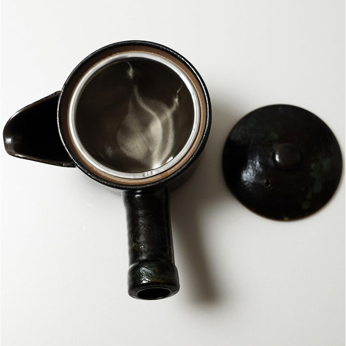 コーヒー 急須 黒釉 通販 日本製 コーヒー用急須 珈琲用急須 楽らく急須 珈琲急須 コーヒー急須 楽々急須 陶器製 陶器 ポット 水出しコーヒー 珈琲 コーヒー |  | 15