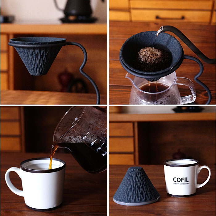 コフィル COFIL コフィル セラミックフィルター 通販 コーヒーフィルター フィルター コーヒードリッパー セラミックコーヒーフィルター エコフィルター | COFIL | 17