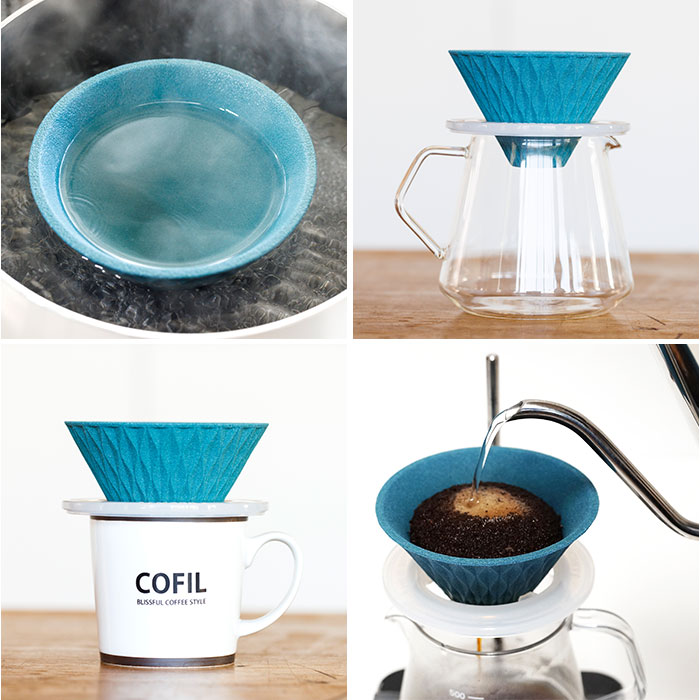 コフィル COFIL コフィル セラミックフィルター 通販 コーヒーフィルター フィルター コーヒードリッパー セラミックコーヒーフィルター エコフィルター | COFIL | 19