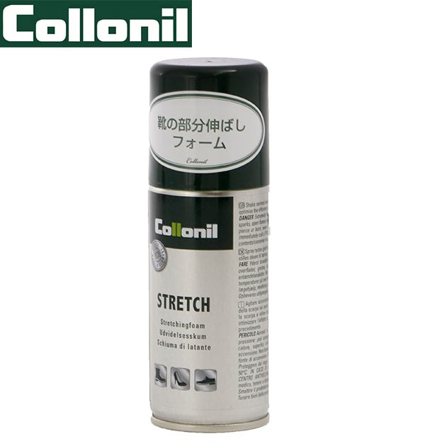 コロニル ストレッチ 100ml Collonil 靴のばし スプレー スムースレザー スウェードヌバック 起毛皮革 靴が窮屈な時 伸ばす 延ばす 伸びる | 