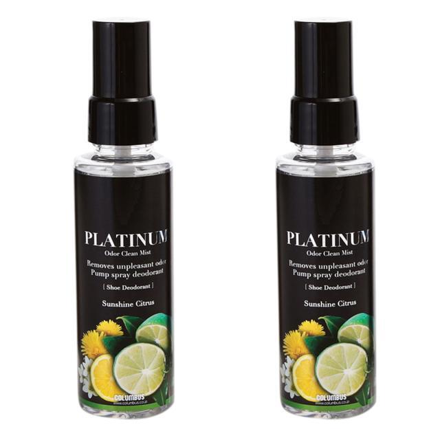 消臭スプレー 靴 2本セット 通販 オドクリーン プラチナミスト 100ml ×2 消臭剤 靴用 除菌 シューケア スプレー ミスト 清涼感 ノンガスタイプ 消臭スプレー | COLUMBUS | 01
