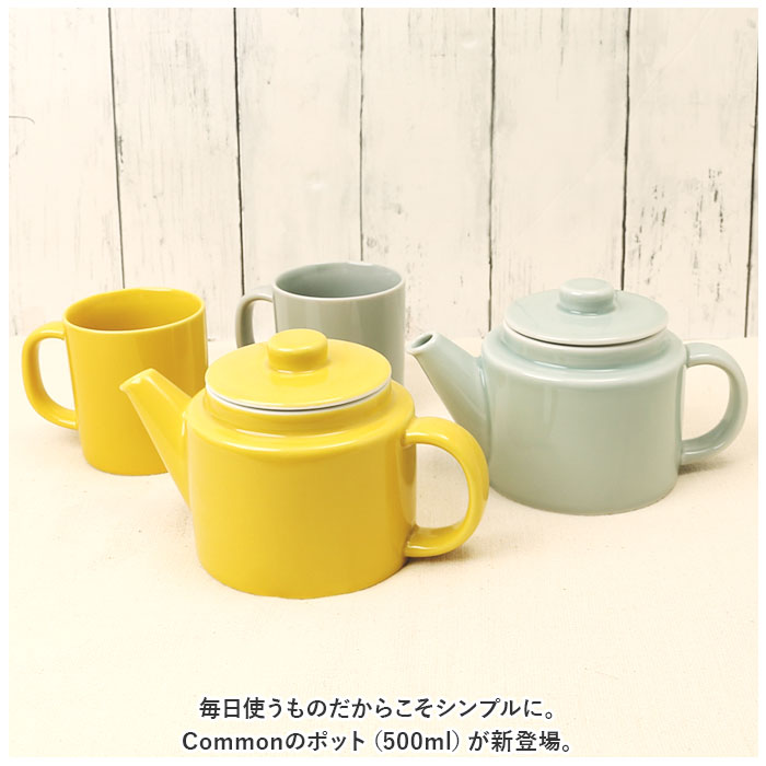 コモン Common コモン ティーポット 通販 ティー ポット 急須 細かな ストレーナー付き 500ml 使いやすい 波佐見焼 西海陶器 電子レンジ対応 シンプル |  | 01