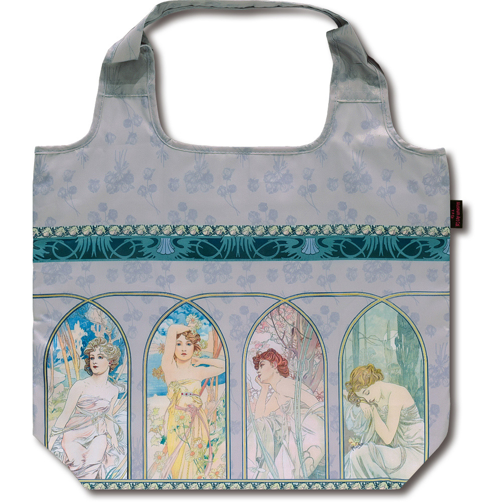 エコバッグ 保冷バッグ 通販 名画エコバッグ クーラーバッグ ショッピングバッグ 買い物バッグ トートバッグ エコバック 簡易保冷 ファスナー付き |  | 05