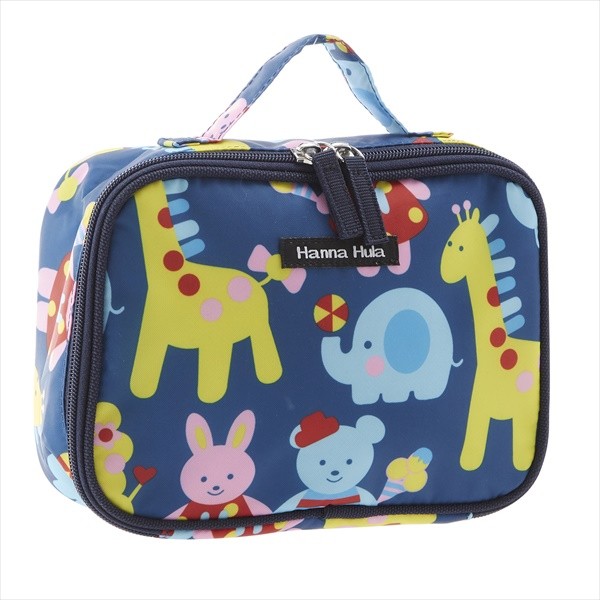 おむつポーチ おしゃれ ハンナフラ かわいい はっ水加工 おむつケース コンパクト収納 おしりふき おむつ入れ コスメポーチ おむつ トイレ用品