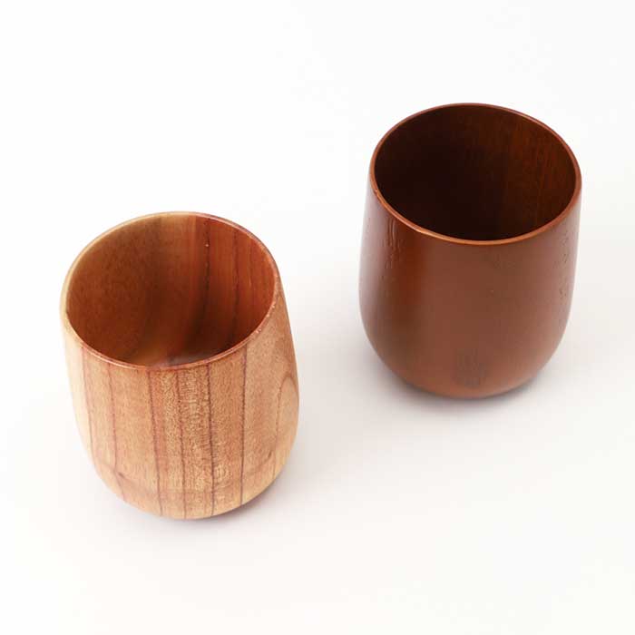 木製 カップ 通販 ラウンドカップ ラウンドコップ 木製カップ 食器 ウッド 食洗器対応 ラウンド フリーカップ マルチカップ かわいい 湯呑 湯飲み 木製 |  | 04