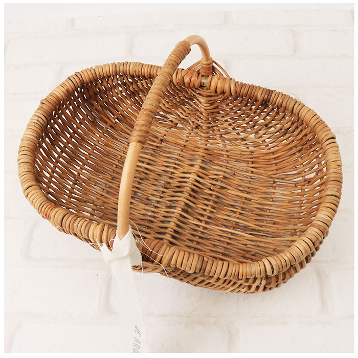 THE AROROG ラタン バスケット L 通販 かご カゴ アラログ ハンドル