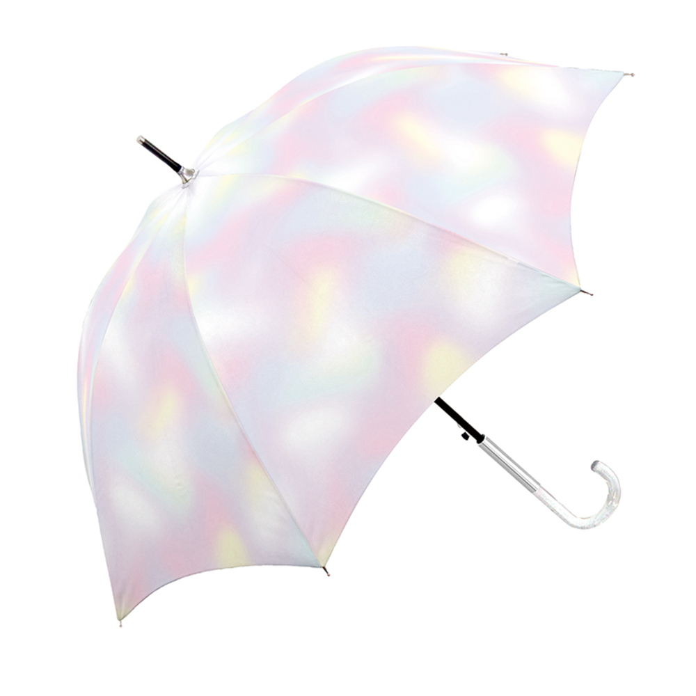 晴雨兼用傘 通販晴雨兼用傘 長傘 58cm レインボー