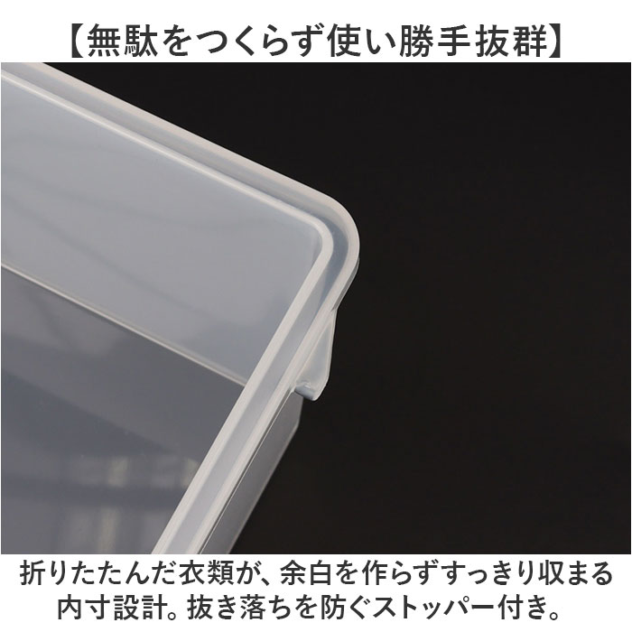 クローゼット収納 引き出し 通販 日本製 押し入れ収納ケース 収納ボックス 衣類ケース 衣装ケース スタッキング Sサイズ 収納 衣類収納 衣類 クローゼット収納 |  | 07