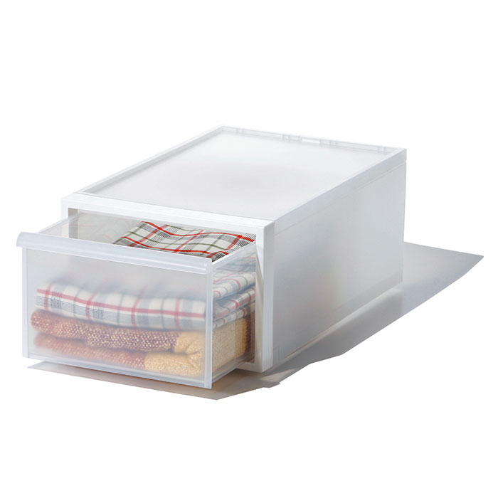 クローゼット収納 引き出し 通販 日本製 押し入れ収納ケース 衣類ケース 衣装ケース スタッキング 収納ボックス Mサイズ 衣類 衣装 おしゃれ クローゼット収納 |  | 13