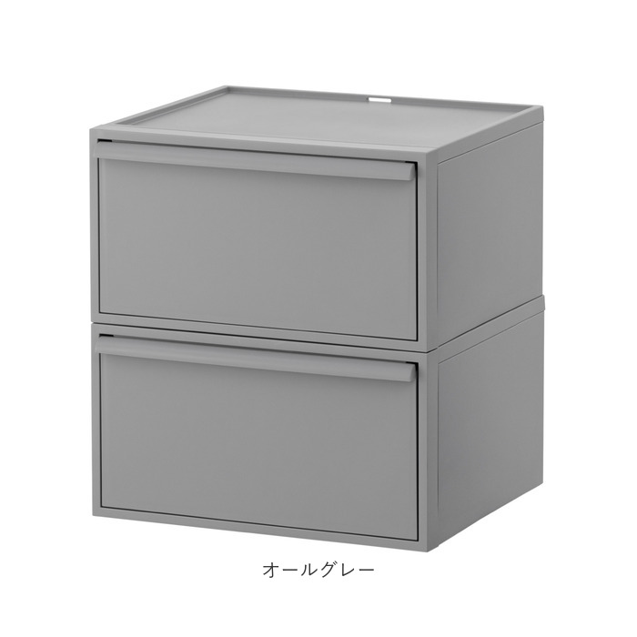 like-it クローゼットシステム ワイド引出し 通販 日本製 収納ケース 引き出し チェスト 衣装ケース 収納ボックス ライクイット CS-WD2 2P ワイド like-it | Like-it | 17