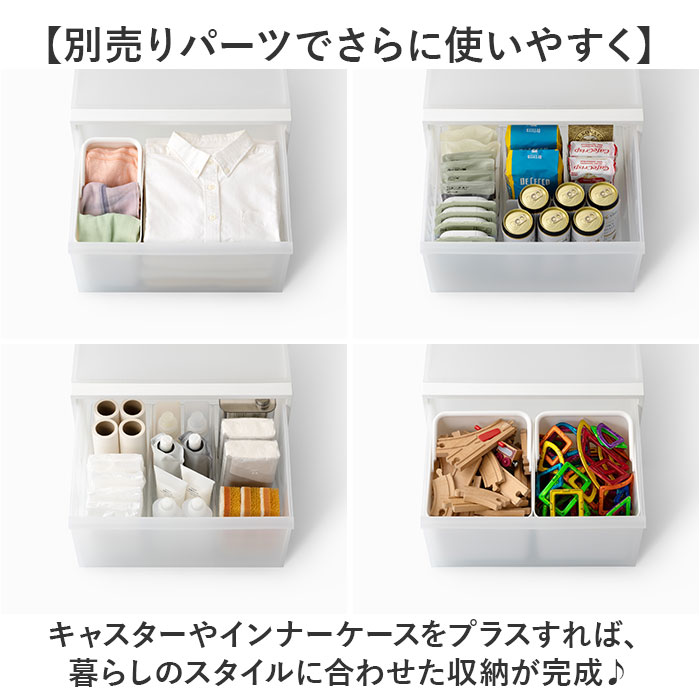 like-it クローゼットシステム ワイド引出し 通販 日本製 収納ケース 引き出し チェスト 衣装ケース 収納ボックス ライクイット CS-WD2 2P ワイド like-it | Like-it | 13