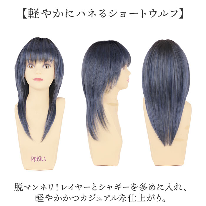 プリシラ prisila オールウィッグ ショート A-105 通販 ネオショートウルフ グラデーションカラーウィッグ オールウイッグ フルウィッグ 全頭かつら プリシラ | PRISILA | 14