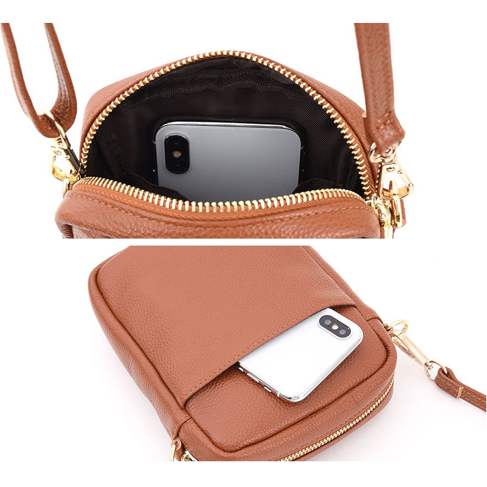 クーコ ショルダーバッグ COOCO 通販 ショルダーバック バッグ バック 本革 牛革 ミニショルダー スマホポシェット レザー スマホショルダー 斜めがけ | COOCO | 17