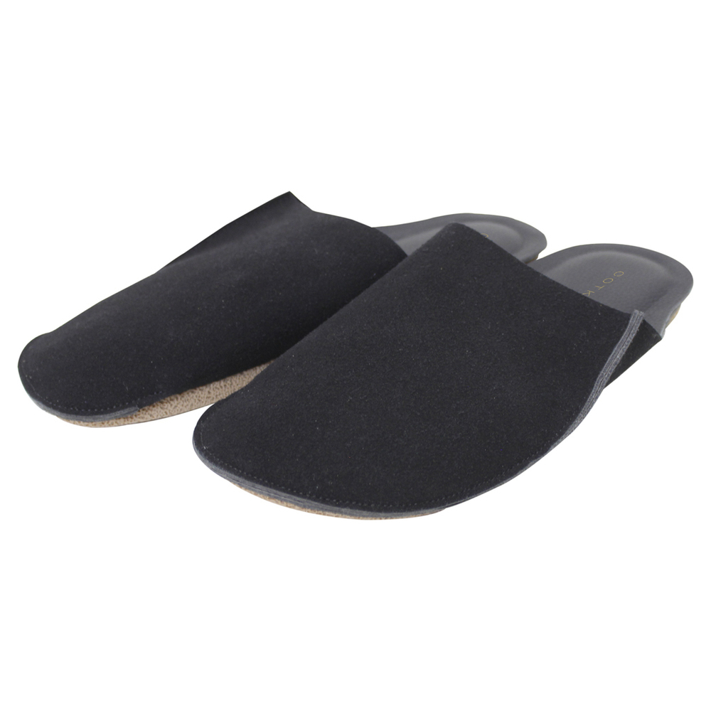 携帯スリッパ メンズ スエード 通販 スリッパ 室内履き 室内ばき ルームシューズ おしゃれ 折らない 袋付き フラット コンパクト 持ち運び 携帯スリッパ |  | 04