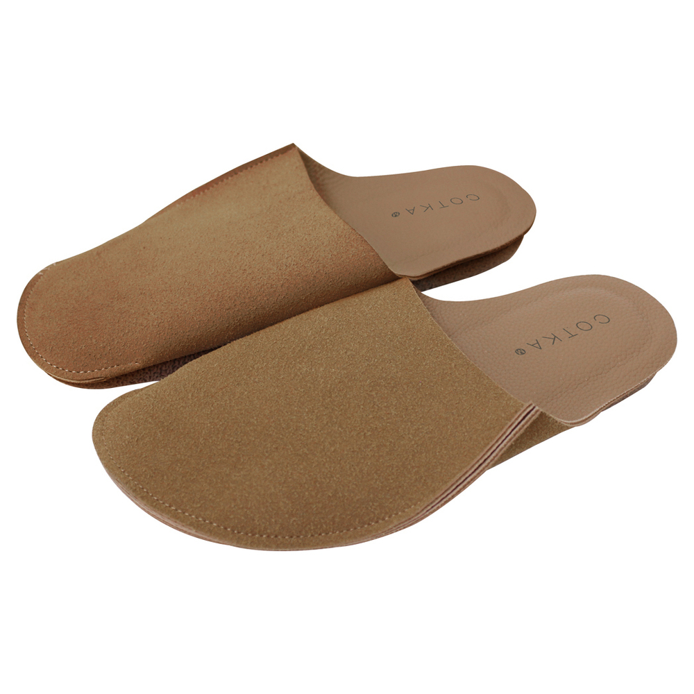 携帯スリッパ メンズ スエード 通販 スリッパ 室内履き 室内ばき ルームシューズ おしゃれ 折らない 袋付き フラット コンパクト 持ち運び 携帯スリッパ |  | 02