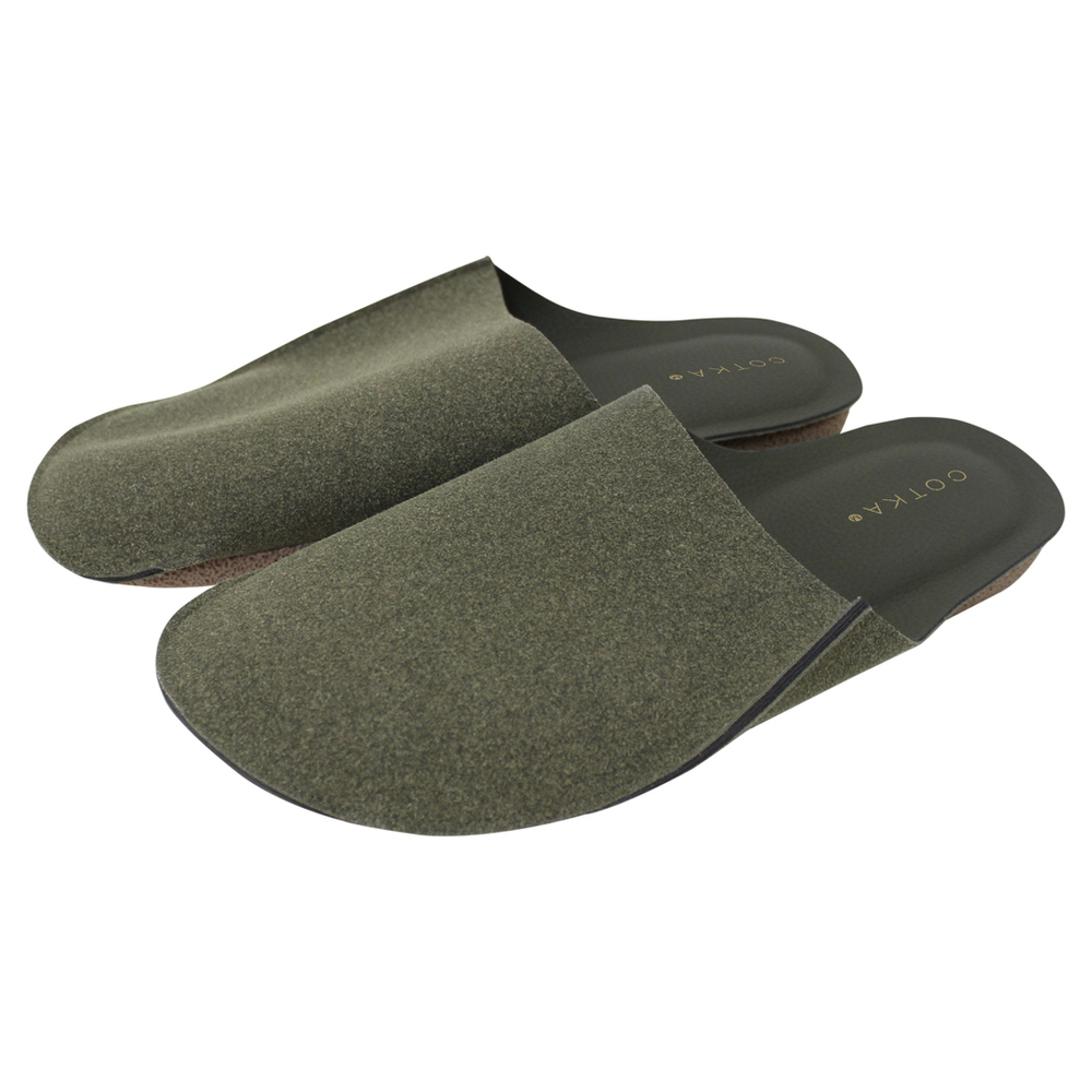 携帯スリッパ メンズ スエード 通販 スリッパ 室内履き 室内ばき ルームシューズ おしゃれ 折らない 袋付き フラット コンパクト 持ち運び 携帯スリッパ |  | 05