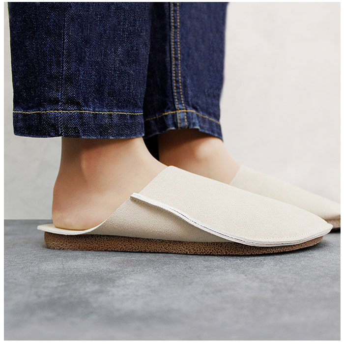 携帯スリッパ メンズ スエード 通販 スリッパ 室内履き 室内ばき ルームシューズ おしゃれ 折らない 袋付き フラット コンパクト 持ち運び 携帯スリッパ |  | 08