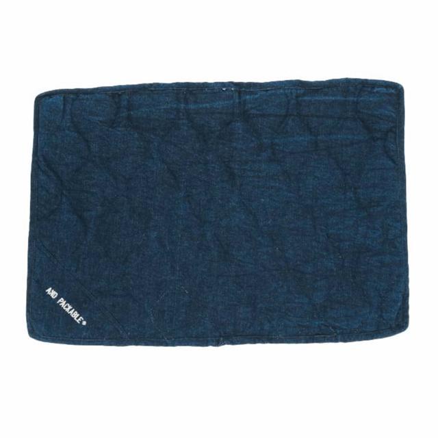 玄関マット 通販玄関マット 室内 おしゃれ 洗える 綿 100% AND PACKABLE アンドパッカブル クッションマット キルトマット コーナーマット ドアマット デニム | AND PACKABLE | 01