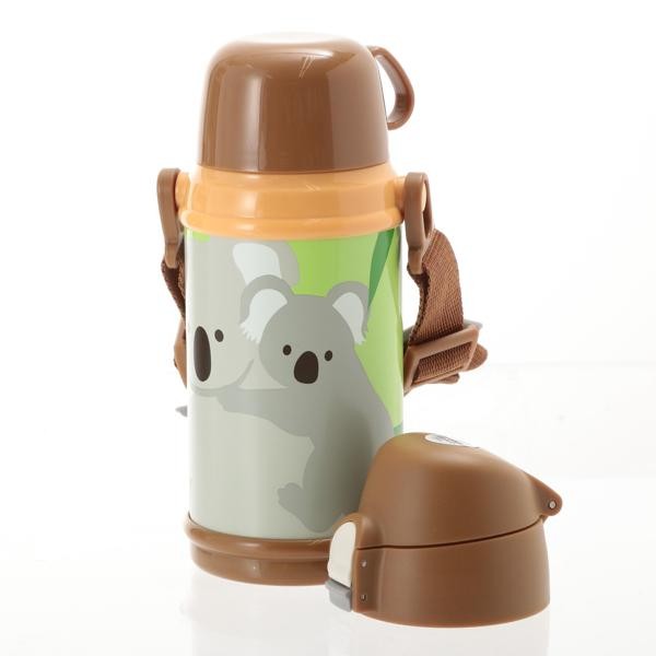DOSHISHA Shinako 3WAY 子ども用水筒 600ml whitemocha_4550668316365