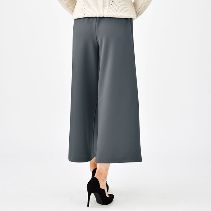 キュロット レディース 通販 日本製 ワイドパンツ ガウチョ 裏起毛キュロット ガウチョパンツ キュロットスカート パンツ ワイド ウエストゴム ゴム替え |  | 07