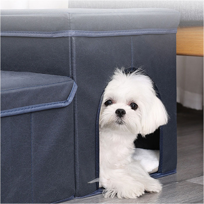 ドッグステップ 犬 3段 折り畳み式 通販 ペットステップ ペットスロープ ペット ステップ 階段 スロープ ハウス 家 ペットハウス ベッド ドッグステップ | ブランド登録なし | 06