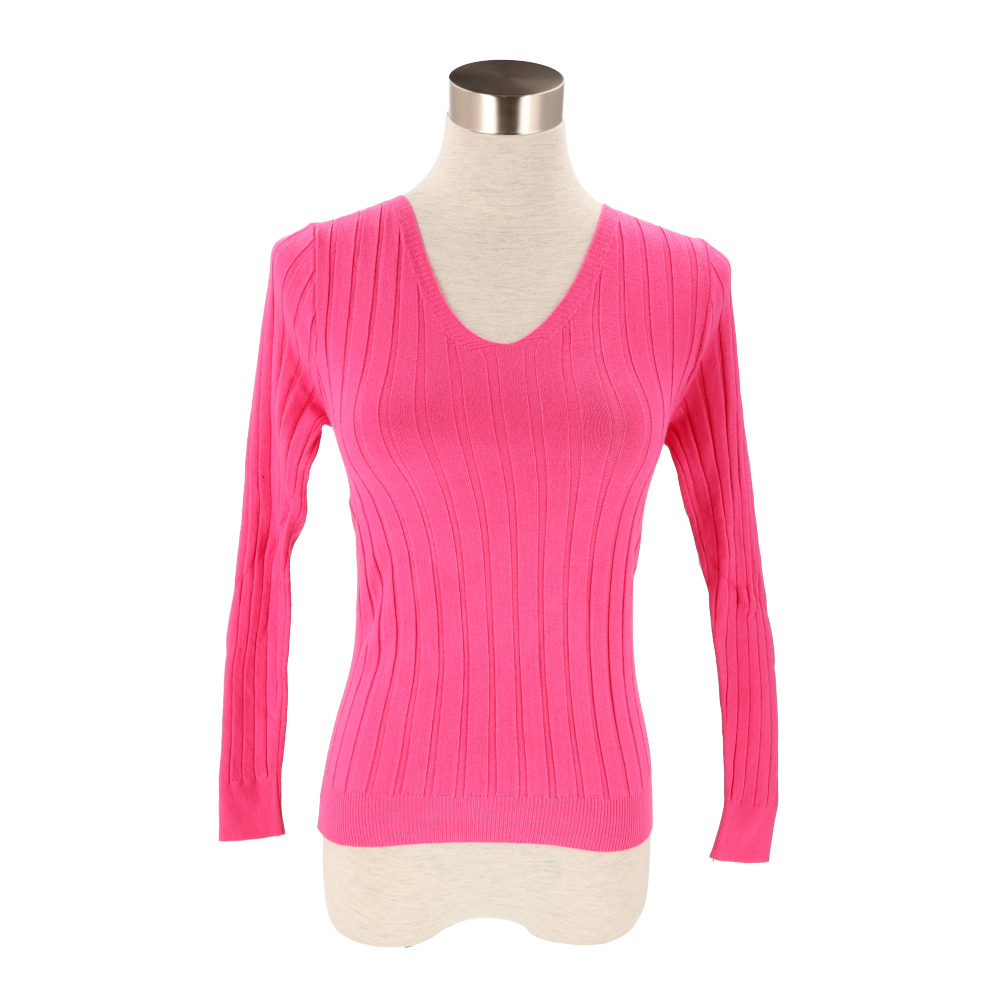 ニット 通販ニット 長袖 Vネック 通勤 レディース セーター タイト スリム フィット プルオーバー 秋 冬 薄手 上品 無地 シンプル きれいめ 着回し ニット | ブランド登録なし | 11