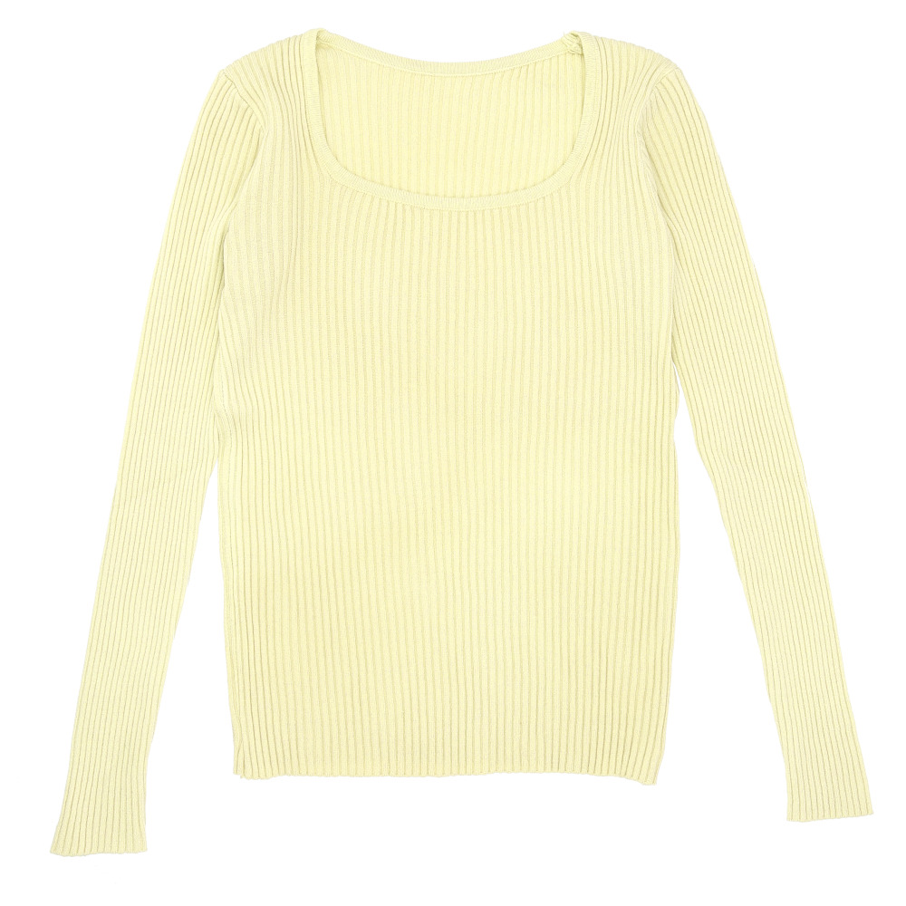 ニット 通販ニット 長袖 ローネック レディース セーター スクエア スクエアネック タイト スリム フィット プルオーバー 秋 冬 薄手 上品 無地 シンプル ニット | ブランド登録なし | 06