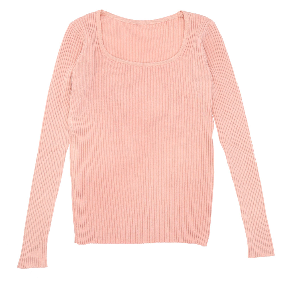 ニット 通販ニット 長袖 ローネック レディース セーター スクエア スクエアネック タイト スリム フィット プルオーバー 秋 冬 薄手 上品 無地 シンプル ニット | ブランド登録なし | 02