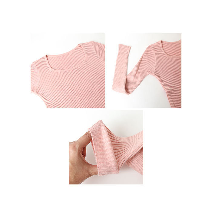 ニット 通販ニット 長袖 ローネック レディース セーター スクエア スクエアネック タイト スリム フィット プルオーバー 秋 冬 薄手 上品 無地 シンプル ニット | ブランド登録なし | 16