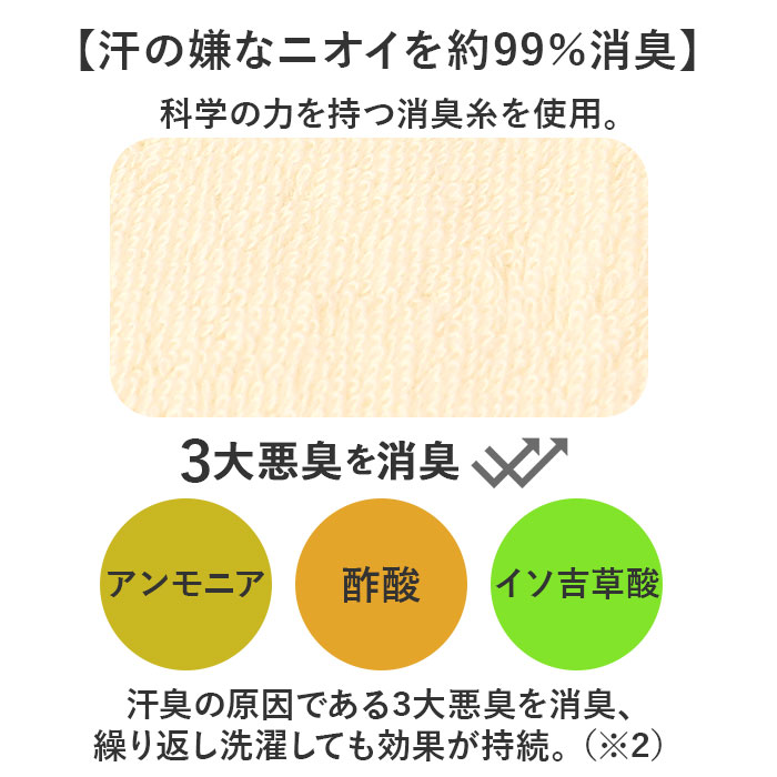 汗取りタオル 大人 通販 消臭革命 汗取りインナー 背中 汗取パッド 汗とりタオル 犬飼タオル DEO-AL インナータオル 男 女 寝汗 対策 グッズ 汗取りタオル |  | 05